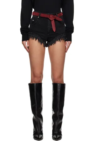 Isabel Marant Black Eneidao Denim Shorts