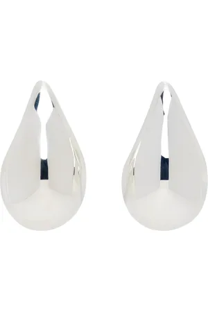 Bottega Veneta Silver Drop Medium Earrings