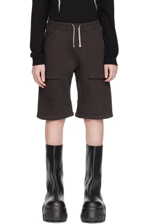 Rick Owens Kids Gray Porterville Pods Shorts