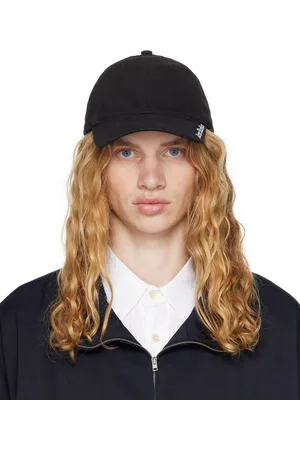 Acne Studios Black Embroidered Logo Cap