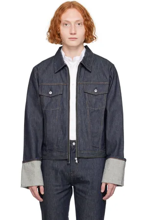 Helmut Lang Indigo Cuffed Denim Jacket