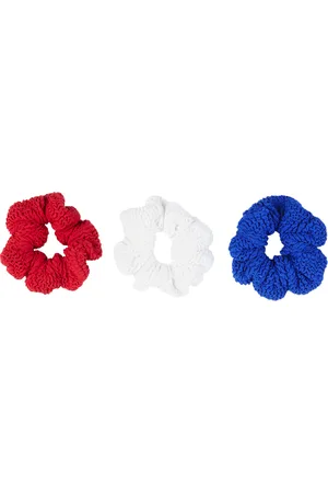Hunza G SSENSE Exclusive Three-Pack Kids Multicolor Scrunchies