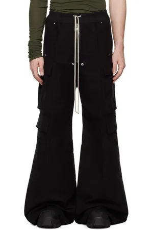 Rick Owens Black Porterville Cargobelas Cargo Pants