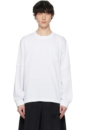 SACAI White James Dean Long Sleeve T-shirt