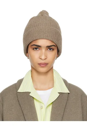 Tekla SSENSE Exclusive Brown AURALEE Edition Night Knit Beanie