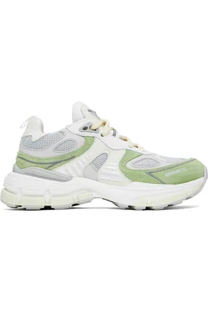Axel Arigato Gray & Green Sphere Runner Sneakers