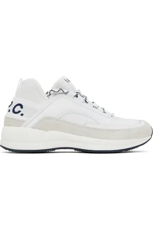 A.P.C. White Run Around Sneakers