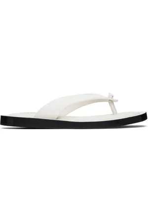 Jil Sander White Thong Sandals