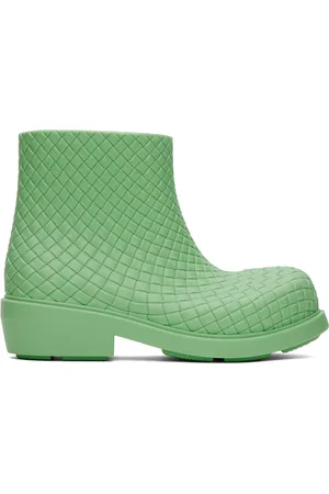 Bottega Veneta Green Fireman Boots