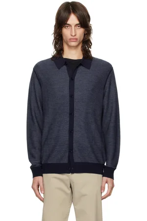 Paul Smith Navy Button Through Cardigan