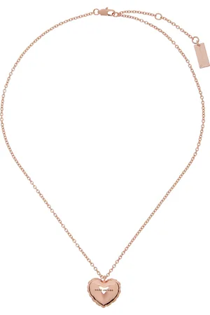 Marc Jacobs Rose Gold Balloon Heart Necklace