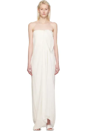 The Row Off-White Madleine Maxi Dress