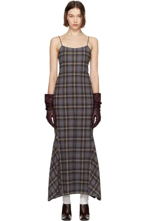 OUR LEGACY Gray Naiad Maxi Dress