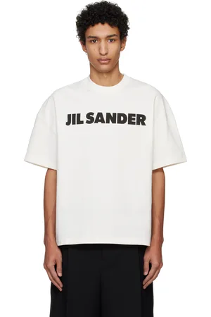 Jil Sander Off-White Printed-Logo T-shirt