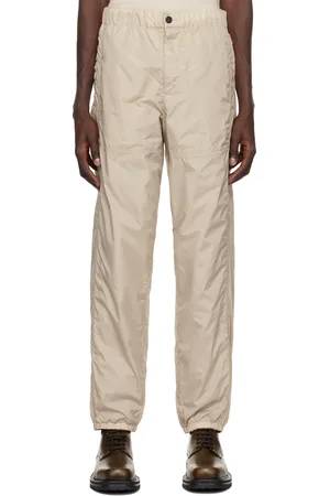 DRIES VAN NOTEN Beige Parachute Trousers