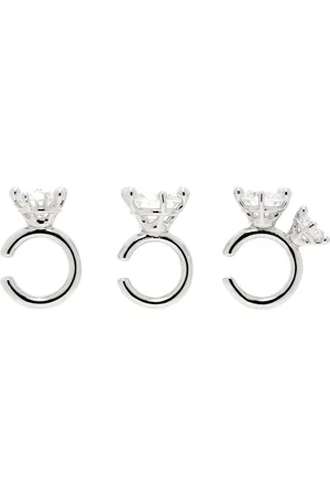Panconesi Silver Constellation Ear Cuff Set