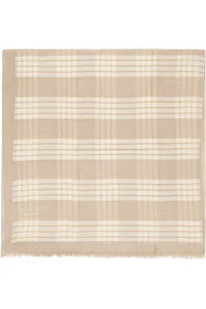 RAG&BONE Beige Harlow Geo Scarf