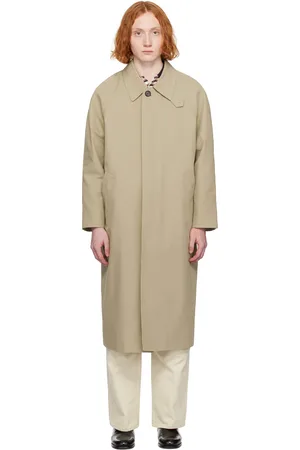 DUNST Taupe Refined Mac Coat