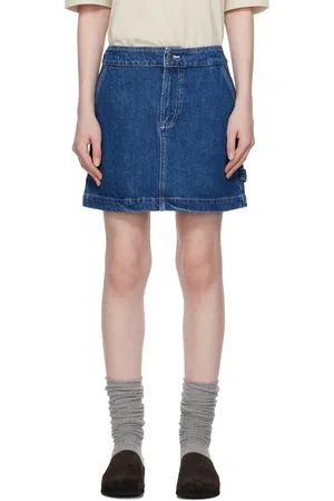 A.P.C. Blue Christie Denim Miniskirt