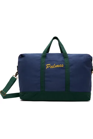 Palmes Blue & Green Logo Duffle Bag