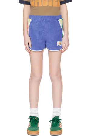 Bobo Choses Kids Smiling Color Block Terry Cloth Shorts