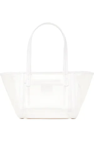 By Far White Bar Tote