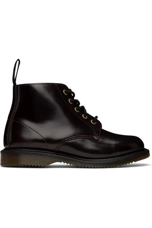 Dr. Martens Burgundy Emmeline Arcadia Lace Up Boots