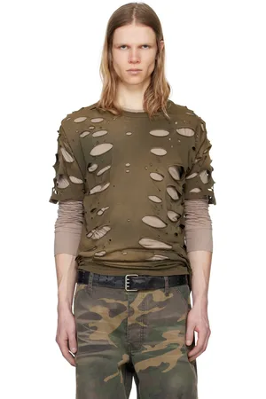ALEXANDER DIGENOVA Khaki Crash T-shirt