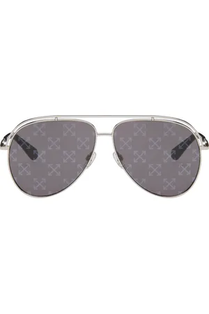 OFF-WHITE Silver Winner Sunglasses