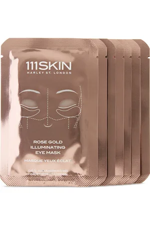 111Skin Eight-Pack Rose Gold Illuminating Eye Masks – Fragrance-Free, 48 mL