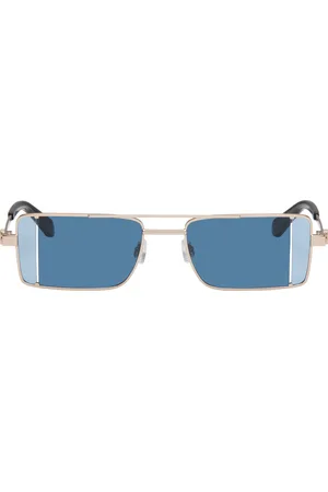 OFF-WHITE Gold Cortez Sunglasses