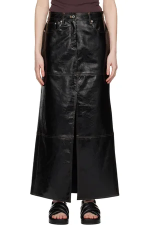 Stand Studio Francie Faux-Leather Maxi Skirt