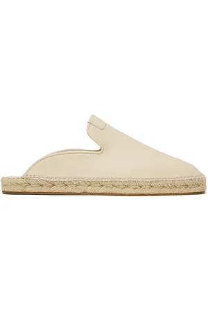 Lanvin Beige Dorma Leather Espadrille Loafers