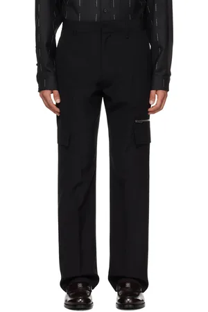 Givenchy Black Zip Cargo Pants