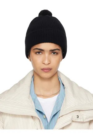 Tekla SSENSE Exclusive Black AURALEE Edition Night Knit Beanie