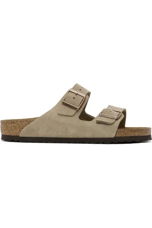 Birkenstock Taupe Regular Arizona Soft Footbed Sandals