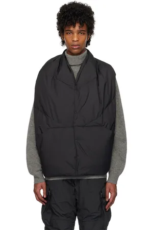 Nanga Black Poncho Muffler Down Scarf