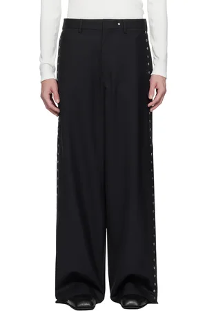 KARMUEL YOUNG Wide Leg Side Snap Trousers