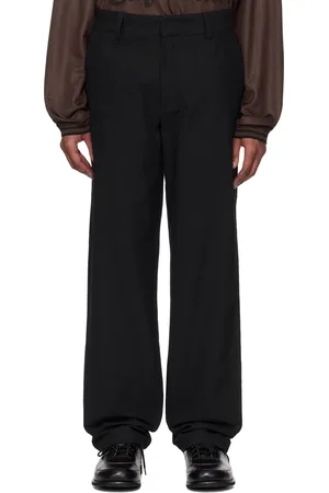 HAN Kjøbenhavn Black Straight Leg Trousers