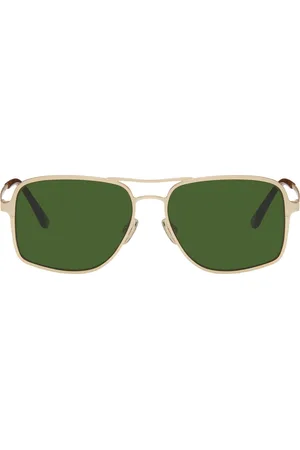Retrosuperfuture Gold Spliff Sunglasses