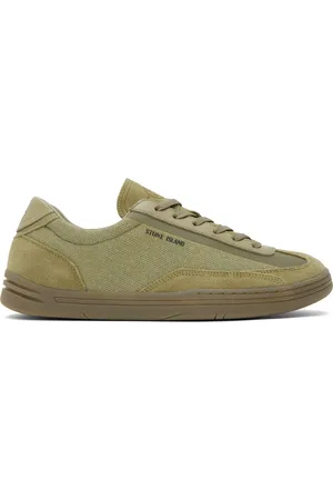 Stone Island Khaki Reflective Sneakers