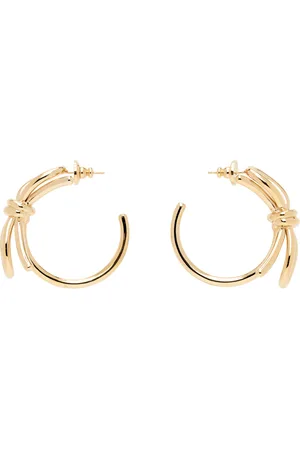VALENTINO GARAVANI Gold Bow Scoobies Earrings