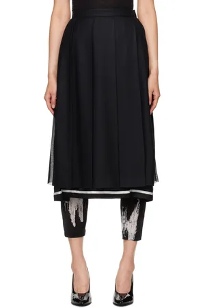 UNDERCOVER Pleated Midi Skirt