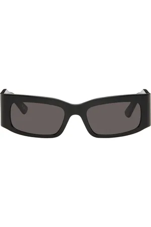 Balenciaga Black Rectangular Sunglasses