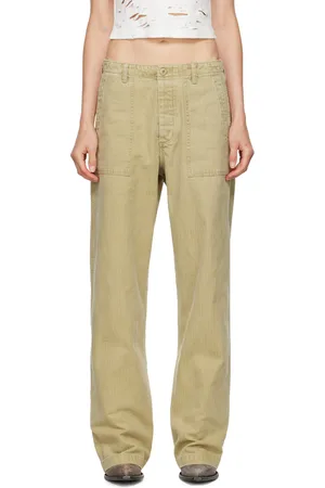 R13 Wide Leg Trousers