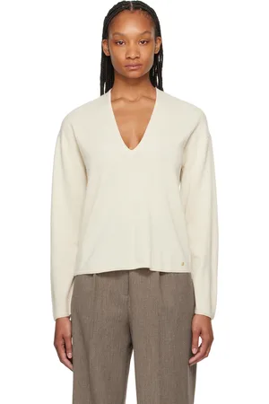 ANINE BING Off-White Athena Sweater