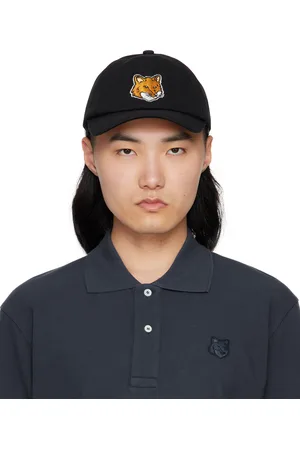 Maison Kitsuné Black Fox Head Cap