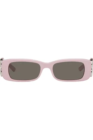 Balenciaga Pink Dynasty Rectangle Sunglasses