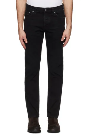 Nudie Jeans Black Solid Ollie Jeans