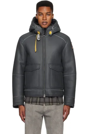 Parajumpers Black Elton Special Leather Jacket